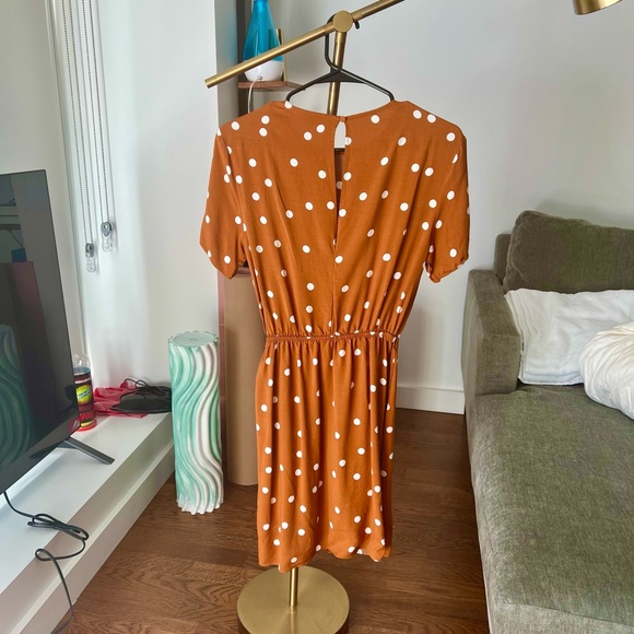 &Other Stories Polka Dot Wrap Mini Dress - Picture 4 of 8